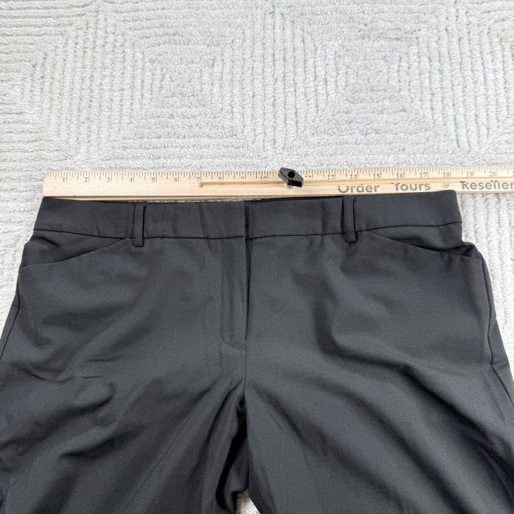 Express Design Studio Editor Pants Womens 14S Black Wide Leg Career Trousers Y2K - Picture 5 of 11